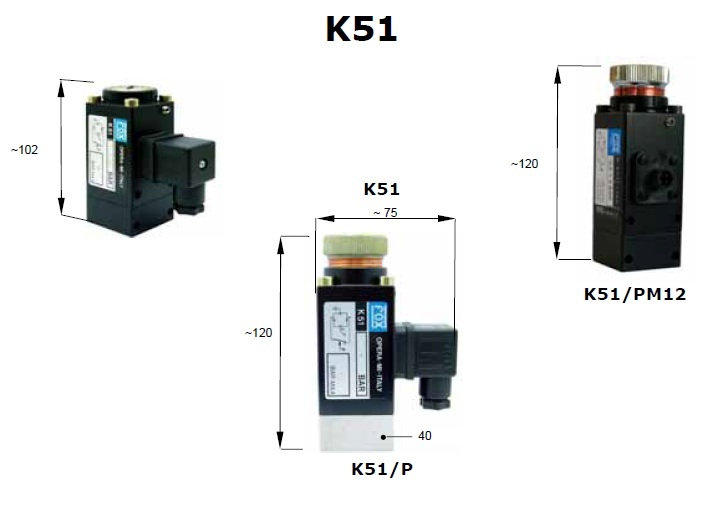 Механические реле давления серии K51