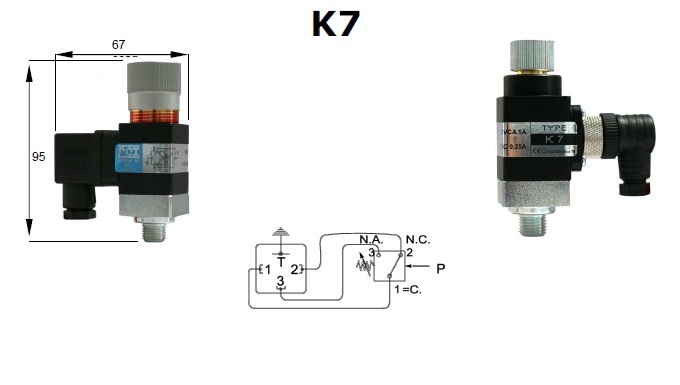 Механические реле давления серии K7_1