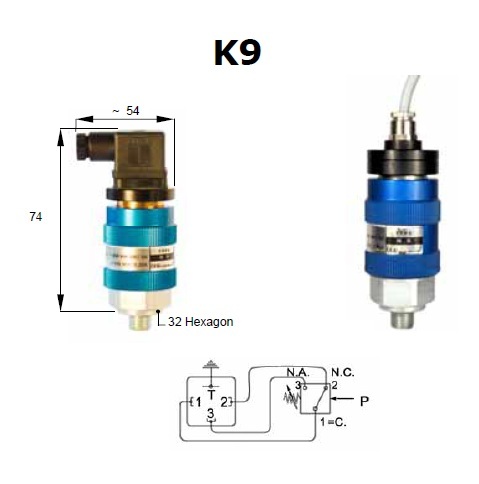 Механические реле давления серии K9