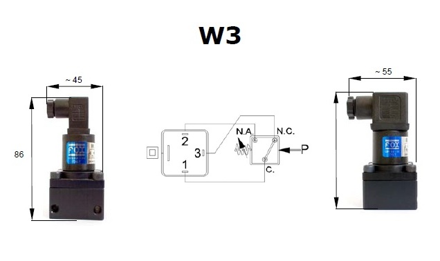 Механические реле давления серии W3